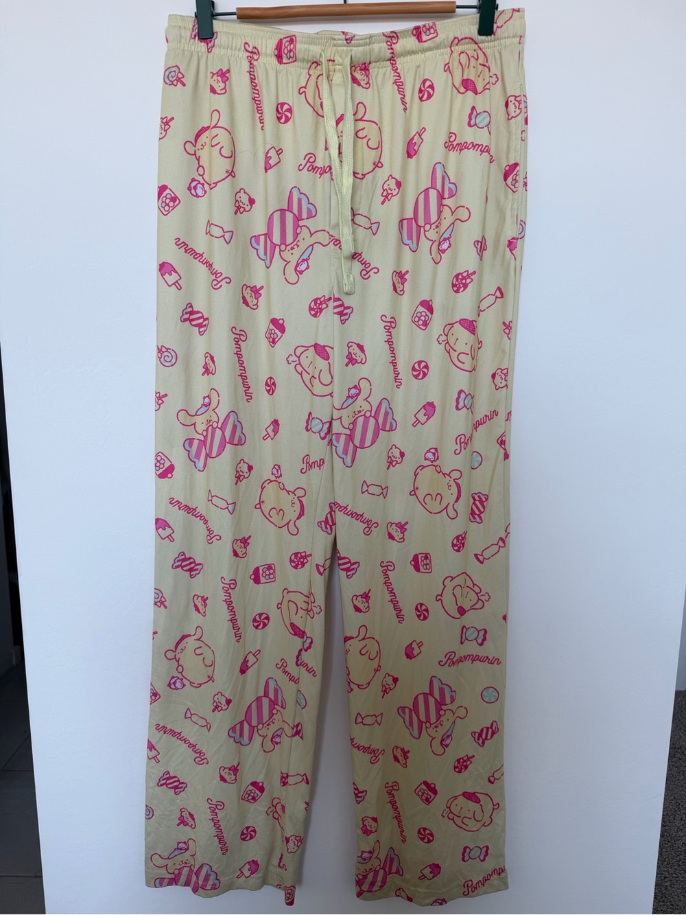 Pompompurin SanrioYellow and Pink Character Pajama Pants